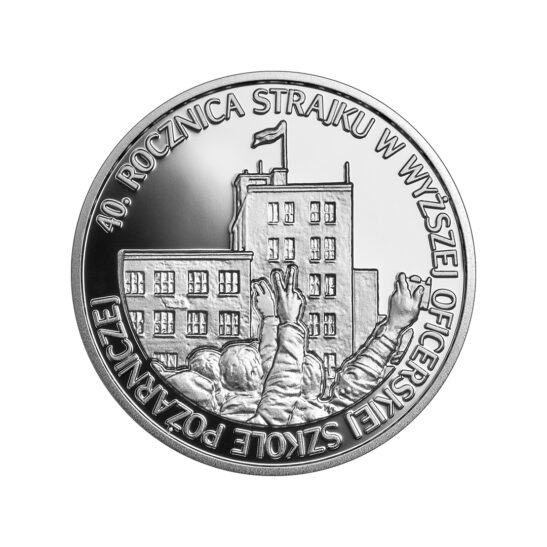 10 zł 40th Anniversary of the Strike in the Higher School for Fire Service Officers
